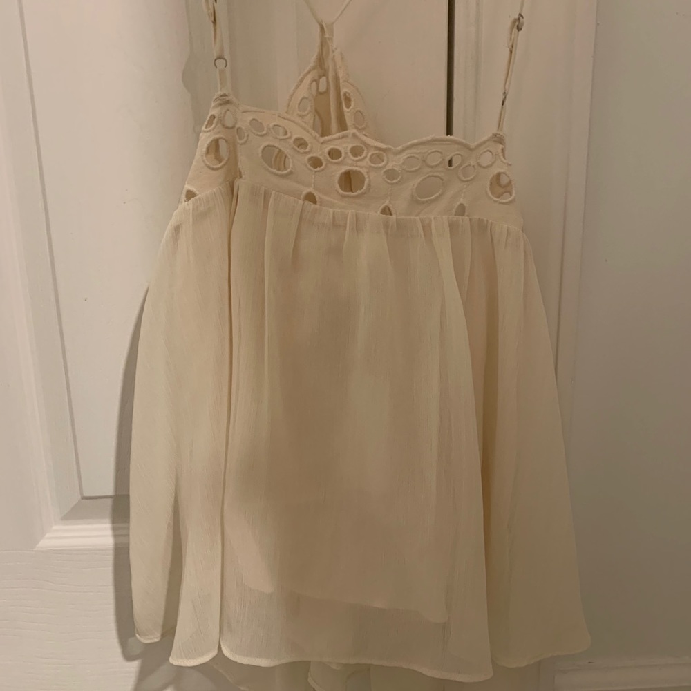H&M NWT white/cream reversible top